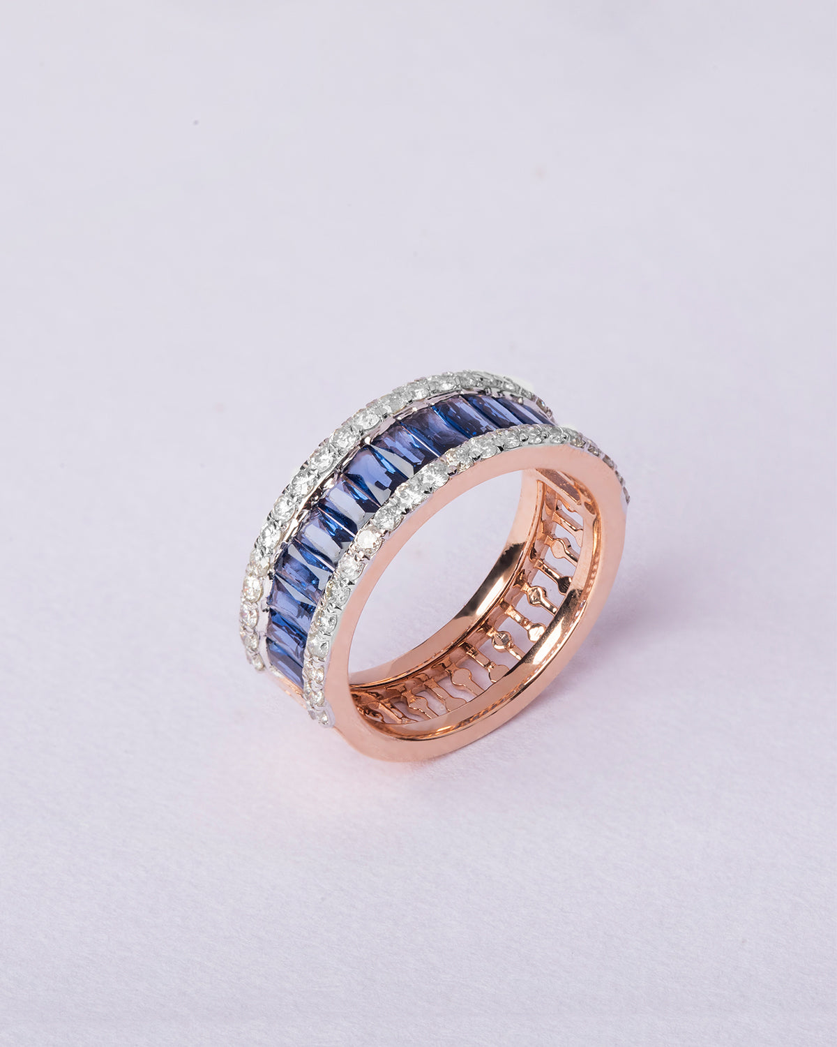 Berry Half Eternity Ring