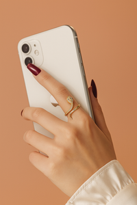 Zirconia Snake Ring